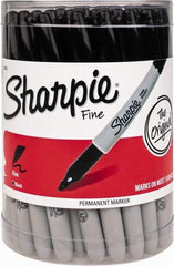 Sharpie - Black Dye & Pigment-Based Ink Wet Surface Pen - Fine Tip, AP Nontoxic Ink - Caliber Tooling