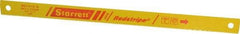 Starrett - 14" Long, 10 Teeth per Inch, High Speed Steel Power Hacksaw Blade - Toothed Edge, 1" Wide x 0.05" Thick - Caliber Tooling