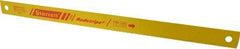 Starrett - 18" Long, 10 Teeth per Inch, High Speed Steel Power Hacksaw Blade - Toothed Edge, 1-1/4" Wide x 0.062" Thick - Caliber Tooling