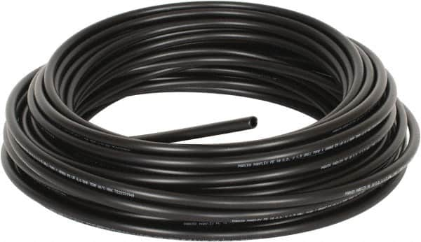 Parker - 10mm OD, 100' Long, Polyethylene Tube - Black, -80 to 150°F - Caliber Tooling