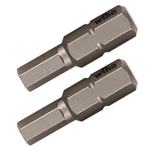 Hex Metric Insert Bit 10.0 × 25mm (2 Bit Pack) - Caliber Tooling