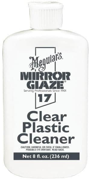 Mirror Glaze - Automotive Clear Plastic Cleaner - 8 oz Bottle - Caliber Tooling