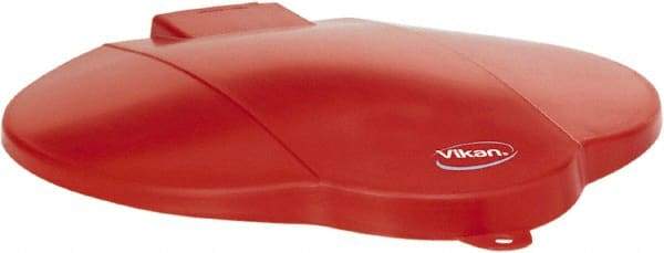 Vikan - 3 Gal Polypropylene Pail Lid - Red, For Use with 5689 - Caliber Tooling