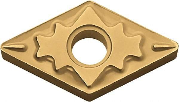 Kyocera - DNMG432 HQ Grade CA5525 Carbide Turning Insert - TiCN/Al2O3/TiN Finish, 55° Diamond, 1/2" Inscr Circle, 3/16" Thick, 1/32" Corner Radius - Caliber Tooling