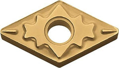 Kyocera - DNMG432 HQ Grade CA5525 Carbide Turning Insert - TiCN/Al2O3/TiN Finish, 55° Diamond, 1/2" Inscr Circle, 3/16" Thick, 1/32" Corner Radius - Caliber Tooling