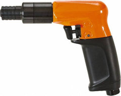 Cleco - 1/4" Bit Holder, 1,900 RPM, Pistol Grip Handle Air Screwdriver - 26 In/Lb Torque, 1/8" Inlet, 11 CFM - Caliber Tooling