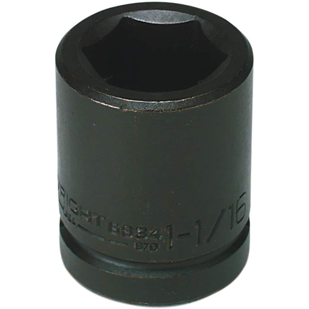 Wright Tool & Forge - Impact Sockets; Drive Size: 3/4 ; Size (Inch): 1-3/16 ; Type: Standard ; Style: Impact Socket ; Style: Impact Socket ; Style: Impact Socket - Exact Industrial Supply