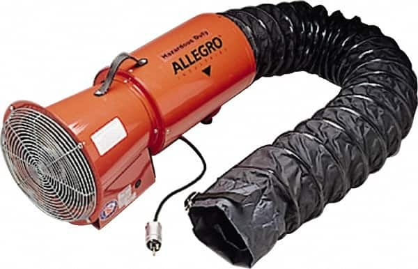 Allegro - 13" Inlet, Direct Drive, 890 CFM, Blower - 3.3 Amp Rating, 115 Volts, 3,250 RPM - Caliber Tooling