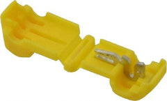 3M - 12 AWG, Nylon, Fully Insulated, Female Wire Disconnect - 1/4 Inch Wide Tab, Yellow, CSA Certified, CSA LR32411, UL File E70512, UL Listed - Caliber Tooling