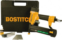 Stanley Bostitch - 5/8 to 1-5/8" Brad Length & 1/2 to 1-1/2" Staple Length, 18 Gauge Staple Gun/Brad Air Nailer - 70 to 100 psi - Caliber Tooling