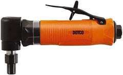 Dotco - 1/4" Collet, Angle Handle, Air Angle Die Grinder - 20,000 RPM, Front Exhaust, 23 CFM, 0.4 hp, 90 psi, 1/4" Inlet - Caliber Tooling