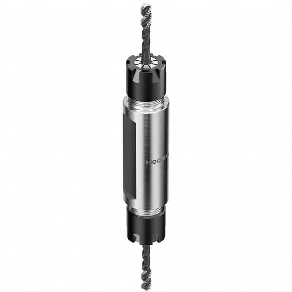 Collet Chuck: 1 to 13 mm Capacity, ER Collet, Straight Shank 100 mm Projection, 0.003 mm TIR, Through Coolant