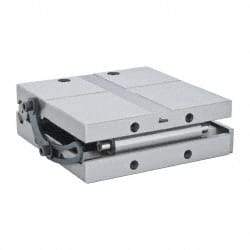 Gibraltar - 6" Long x 6" Wide x 2" High, Steel Sine Plate - Square to within 0.0004", 1/4-20 Hole - Caliber Tooling