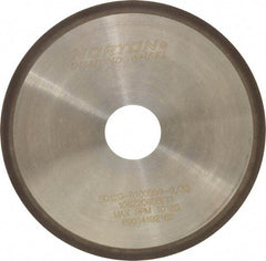 Norton - 6" Diam x 1-1/4" Hole, 120 Grit Surface Grinding Wheel - Diamond, Type 1A1R, Coarse Grade - Caliber Tooling