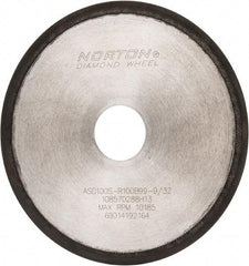 Norton - 6" Diam x 1-1/4" Hole, 100 Grit Surface Grinding Wheel - Type 1A1R, Coarse Grade - Caliber Tooling