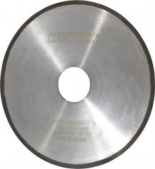 Norton - 6" Diam x 1-1/4" Hole, 100 Grit Surface Grinding Wheel - Diamond, Type 1A1R, Coarse Grade - Caliber Tooling