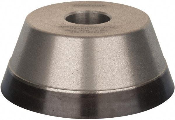 Norton - 3" Diam, 3/4" Hole Size, 1-1/4" Overall Thickness, 150 Grit, Type 11 Tool & Cutter Grinding Wheel - Very Fine Grade, Diamond, Resinoid Bond - Caliber Tooling