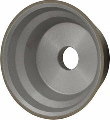 Norton - 3-3/4" Diam, 3/4" Hole Size, 1-1/2" Overall Thickness, 120 Grit, Type 11 Tool & Cutter Grinding Wheel - Fine Grade, Diamond, Resinoid Bond - Caliber Tooling