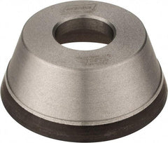 Norton - 3-3/4" Diam, 1-1/4" Hole Size, 1-1/2" Overall Thickness, 120 Grit, Type 11 Tool & Cutter Grinding Wheel - Fine Grade, CBN, Resinoid Bond - Caliber Tooling