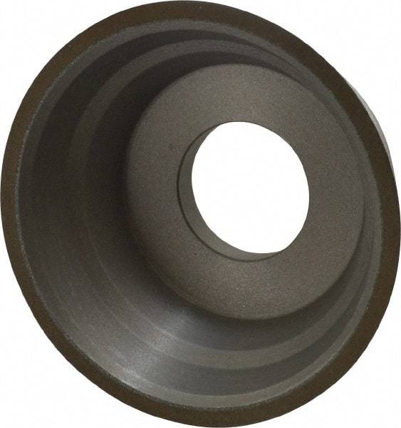 Norton - 3-3/4" Diam, 1-1/4" Hole Size, 1-1/2" Overall Thickness, 150 Grit, Type 11 Tool & Cutter Grinding Wheel - Very Fine Grade, CBN, Resinoid Bond - Caliber Tooling