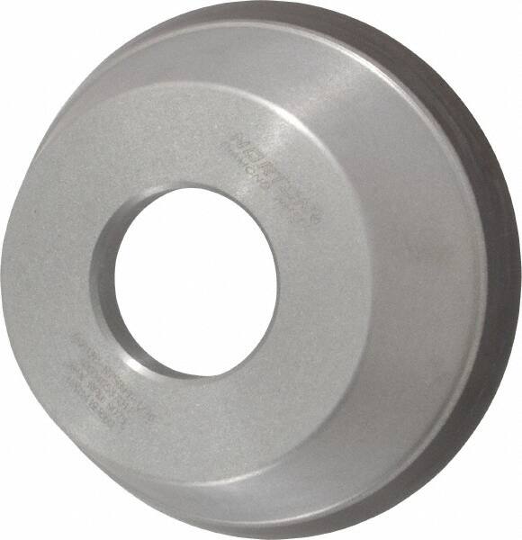 Norton - 3-3/4" Diam, 1-1/4" Hole Size, 1-1/2" Overall Thickness, 120 Grit, Type 11 Tool & Cutter Grinding Wheel - Fine Grade, Diamond, Resinoid Bond - Caliber Tooling