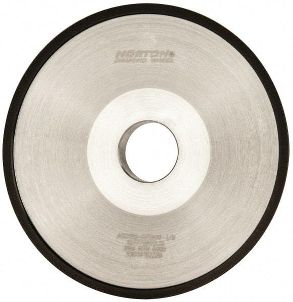 Norton - 6" Diam, 1-1/4" Hole Size, 1" Overall Thickness, 180 Grit, Type 12 Tool & Cutter Grinding Wheel - Very Fine Grade, Diamond, Resinoid Bond - Caliber Tooling