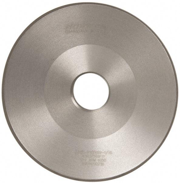 Norton - 6" Diam, 1-1/4" Hole Size, 3/4" Overall Thickness, 150 Grit, Type 15 Tool & Cutter Grinding Wheel - Very Fine Grade, Diamond, Resinoid Bond - Caliber Tooling