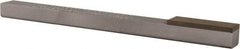 Norton - Coarse, 1" Length of Cut, Single End Diamond Hone - 10/20 Micron, 3/8" Wide x 1/4" High x 4" OAL - Caliber Tooling