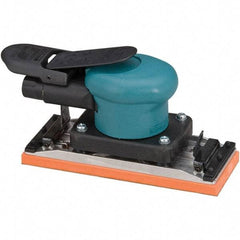 Dynabrade - 13 CFM Air Consumption, Palm Air Orbital Sander - Rectangular Pad, - Caliber Tooling