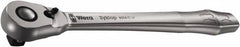 Wera - 1/2" Drive Slim Line Head Quick-Release Ratchet - Satin Finish, 281mm OAL, 76 Gear Teeth, Ergonomic Handle, Reversible Head - Caliber Tooling