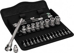 Wera - 1/4" Drive Standard Socket Set - 3/16 to 1/2" - Caliber Tooling