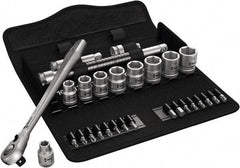 Wera - 3/8" Drive Standard Socket Set - 8 to 19mm - Caliber Tooling