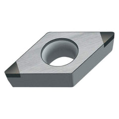 Walter - DCMW32.52 Grade WCB30 CBN Turning Insert - Uncoated, 55° Diamond, 3/8" Inscr Circle, 5/32" Thick, 1/32" Corner Radius - Caliber Tooling