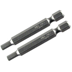 2.5MM 70MM OAL HEX POWER BIT 2/PK - Caliber Tooling