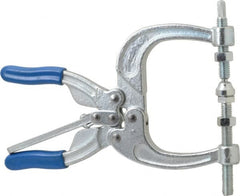 Gibraltar - 700 Lb Load Capacity, 2.72" Throat Depth, 8.5" OAL, Carbon Steel, C Style Plier Clamp - Caliber Tooling