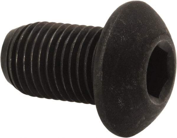 Value Collection - 3/8-24 UNF Hex Socket Drive, Button Screw - Alloy Steel, Black Oxide Finish, Fully Threaded, 5/8" Length Under Head - Caliber Tooling