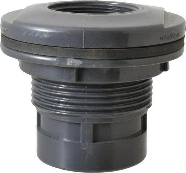 Value Collection - 2" PVC Plastic Pipe Tank Adapter - Schedule 80, FIPT x FIPT End Connections - Caliber Tooling