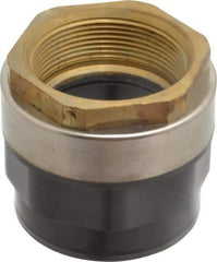 Value Collection - 2" PVC Plastic Pipe Female Adapter - Schedule 80, PVC Slip x Brass Fipt End Connections - Caliber Tooling