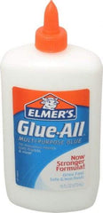 Elmer's - 16 oz Bottle White All Purpose Glue - 5 min Working Time, Bonds to Ceramic, Fabric, Leather, Paper & Wood - Caliber Tooling