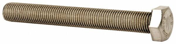 Value Collection - 3/8-24 UNF, 3" Length Under Head Hex Head Cap Screw - Fully Threaded, Grade 18-8 Stainless Steel, Uncoated, 9/16" Hex - Caliber Tooling