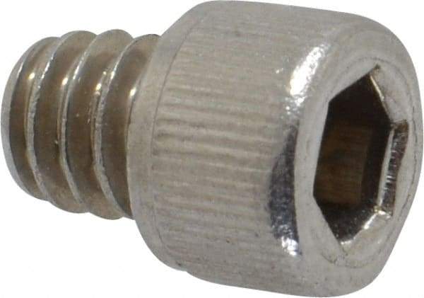 Value Collection - 1/4-20 UNC Hex Socket Drive, Socket Cap Screw - Grade 18-8 Stainless Steel, Uncoated, 1/4" Length Under Head - Caliber Tooling