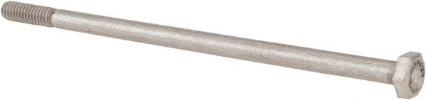 Value Collection - 1/4-20 UNC, 5-1/2" Length Under Head Hex Head Cap Screw - Partially Threaded, Grade 18-8 Stainless Steel, Uncoated, 7/16" Hex - Caliber Tooling