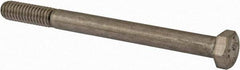 Value Collection - 5/16-18 UNC, 3-3/4" Length Under Head Hex Head Cap Screw - Fully Threaded, Grade 18-8 Stainless Steel, Uncoated, 1/2" Hex - Caliber Tooling