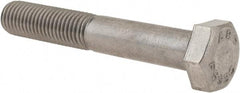 Value Collection - 5/16-24 UNF, 2" Length Under Head Hex Head Cap Screw - Partially Threaded, Grade 18-8 Stainless Steel, Uncoated, 1/2" Hex - Caliber Tooling