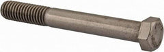 Value Collection - 7/16-14 UNC, 3-1/2" Length Under Head Hex Head Cap Screw - Partially Threaded, Grade 18-8 Stainless Steel, Uncoated, 5/8" Hex - Caliber Tooling