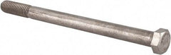 Value Collection - 7/16-14 UNC, 6" Length Under Head Hex Head Cap Screw - Partially Threaded, Grade 18-8 Stainless Steel, Uncoated, 5/8" Hex - Caliber Tooling