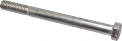 Value Collection - 1/2-13 UNC, 5-1/2" Length Under Head Hex Head Cap Screw - Partially Threaded, Grade 18-8 Stainless Steel, Uncoated, 3/4" Hex - Caliber Tooling