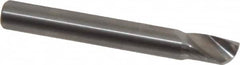 Onsrud - 1/4" Cutting Diam x 3/8" Length of Cut, 1 Flute, Upcut Spiral Router Bit - Uncoated, Right Hand Cut, Solid Carbide, 2" OAL x 1/4" Shank Diam, Single Edge, 22° Helix Angle - Caliber Tooling