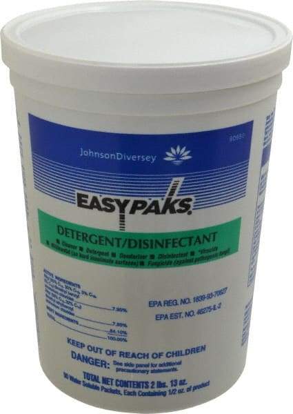 Easy Paks - 0.5 oz Packet All-Purpose Cleaner - Detergent Disinfectant, Unscented - Caliber Tooling