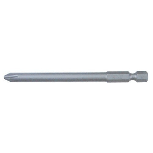 Phillips Power Bit. #0 × 90mm. Chrome-vanadium-molybdenum S2 modified tool steel. - Caliber Tooling